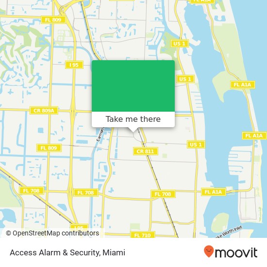 Access Alarm & Security map