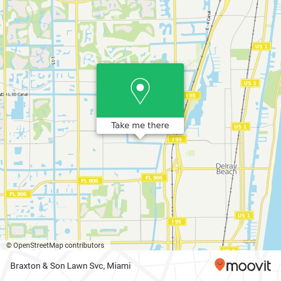 Braxton & Son Lawn Svc map