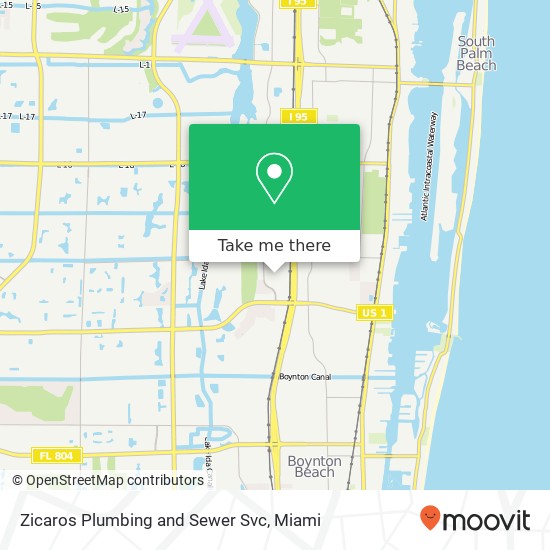 Zicaros Plumbing and Sewer Svc map