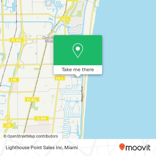 Mapa de Lighthouse Point Sales Inc