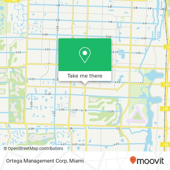 Ortega Management Corp map
