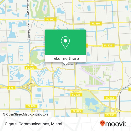 Mapa de Gigatel Communications