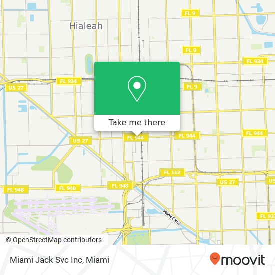 Miami Jack Svc Inc map