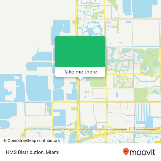 Mapa de HMS Distribution