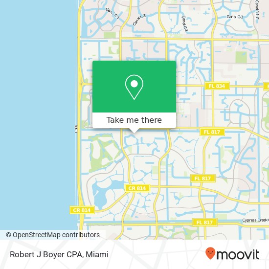 Mapa de Robert J Boyer CPA