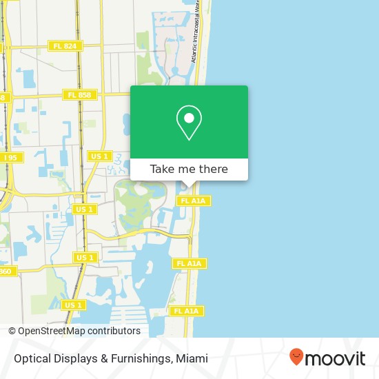 Optical Displays & Furnishings map