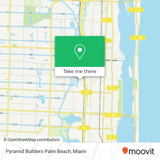 Mapa de Pyramid Builders Palm Beach