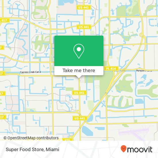 Super Food Store map