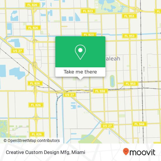 Creative Custom Design Mfg map