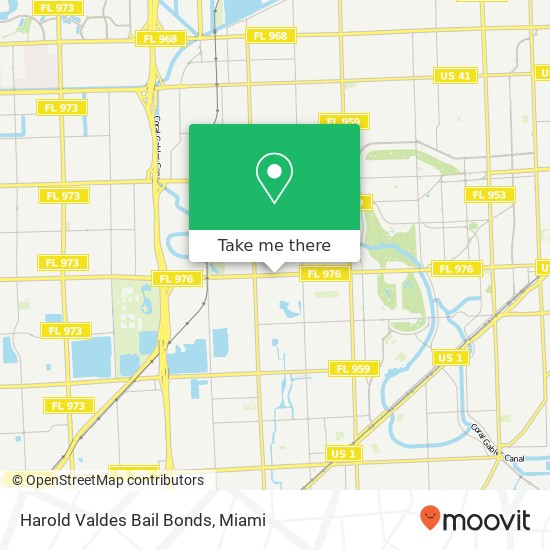 Harold Valdes Bail Bonds map