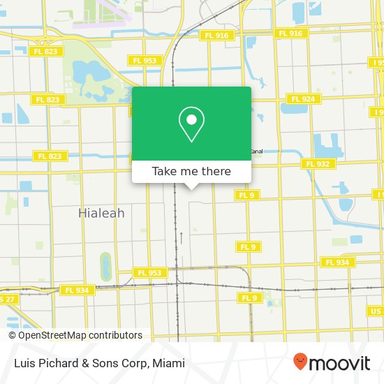 Mapa de Luis Pichard & Sons Corp