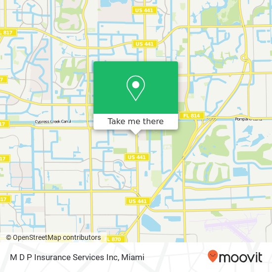 Mapa de M D P Insurance Services Inc