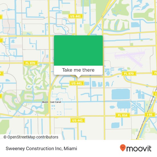 Mapa de Sweeney Construction Inc