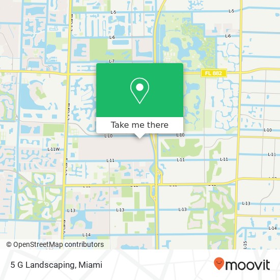 Mapa de 5 G Landscaping