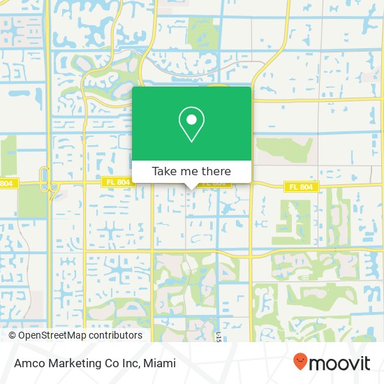 Amco Marketing Co Inc map