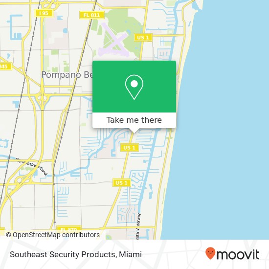 Southeast Security Products map