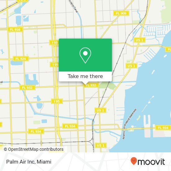 Palm Air Inc map