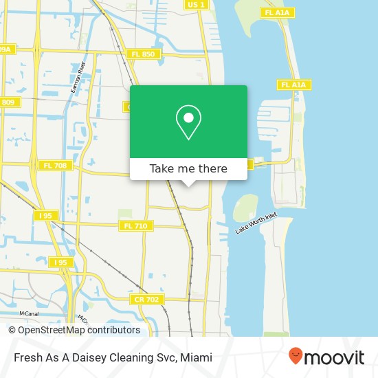 Mapa de Fresh As A Daisey Cleaning Svc