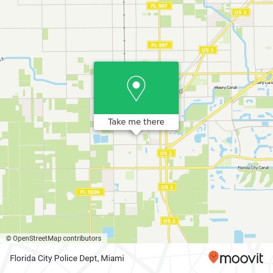 Mapa de Florida City Police Dept