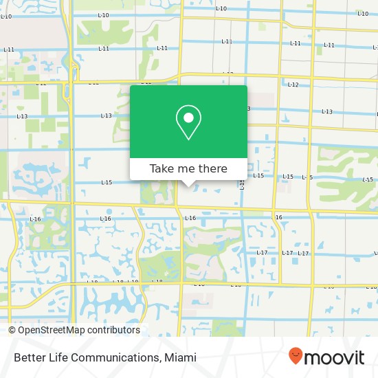 Better Life Communications map