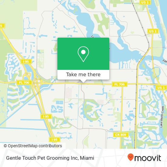 Gentle Touch Pet Grooming Inc map