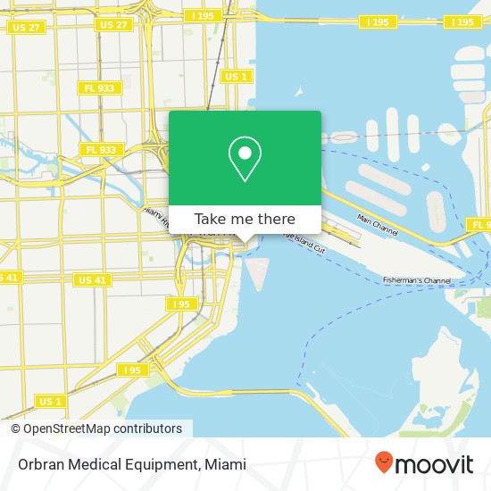 Mapa de Orbran Medical Equipment