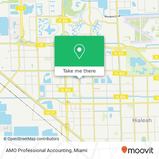 AMO Professional Accounting map