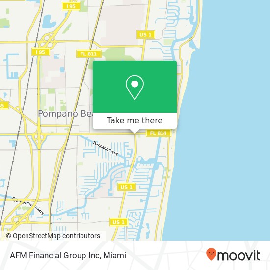 AFM Financial Group Inc map