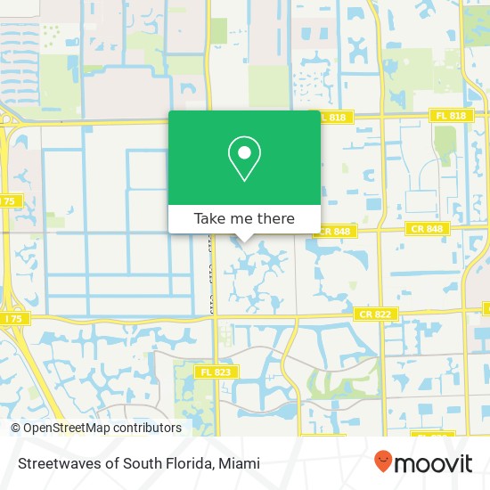 Streetwaves of South Florida map