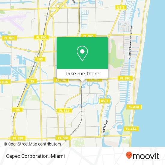 Capex Corporation map