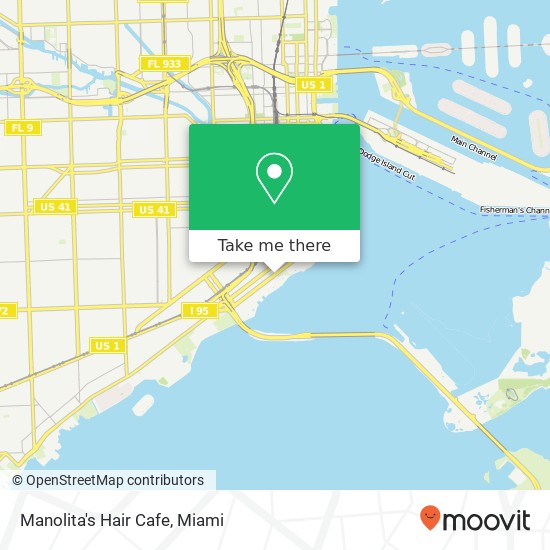 Manolita's Hair Cafe map