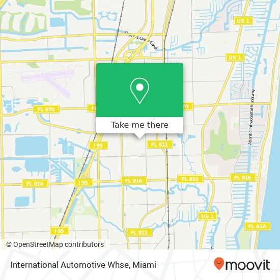 International Automotive Whse map