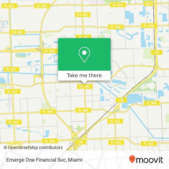 Emerge One Financial Svc map