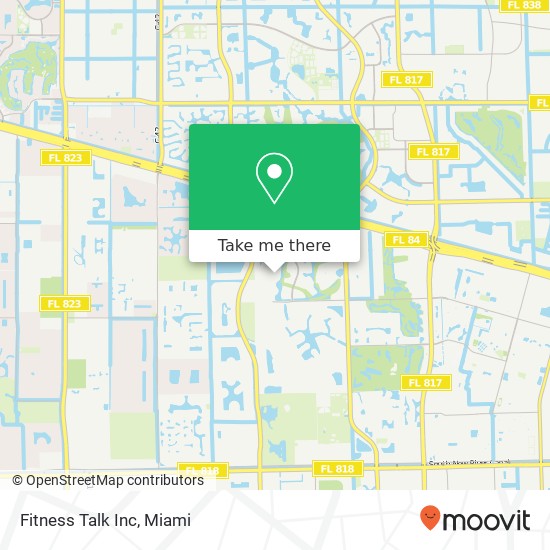 Fitness Talk Inc map