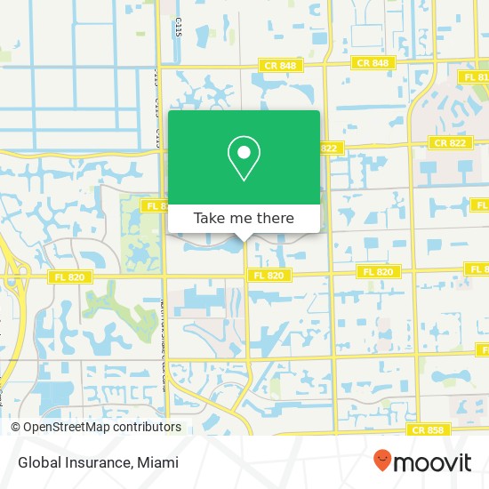 Global Insurance map