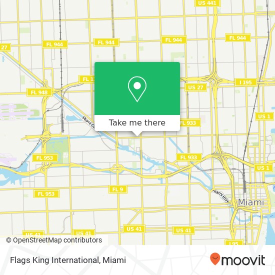 Mapa de Flags King International