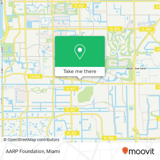 Mapa de AARP Foundation