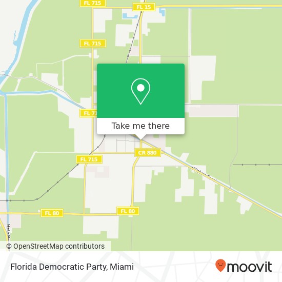 Florida Democratic Party map