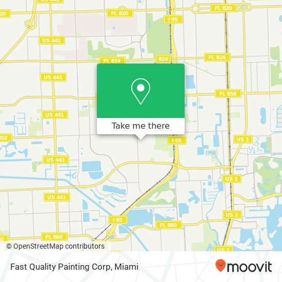 Mapa de Fast Quality Painting Corp
