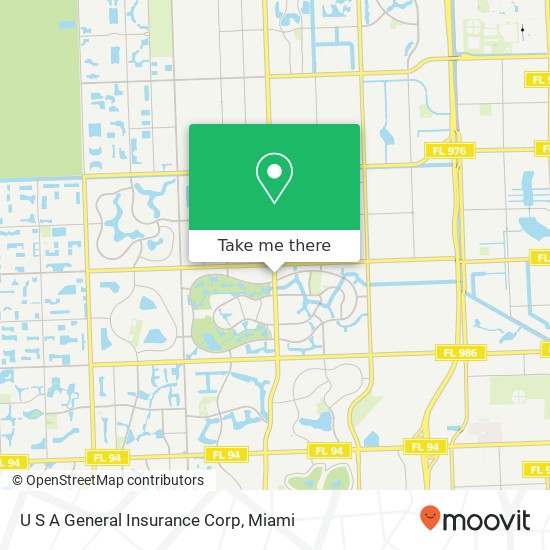 U S A General Insurance Corp map