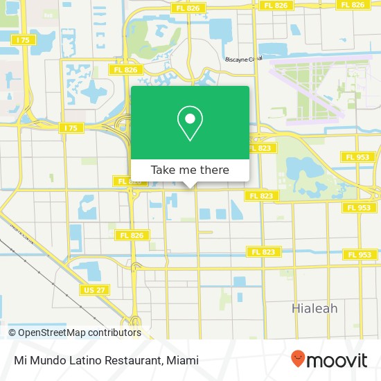 Mi Mundo Latino Restaurant map