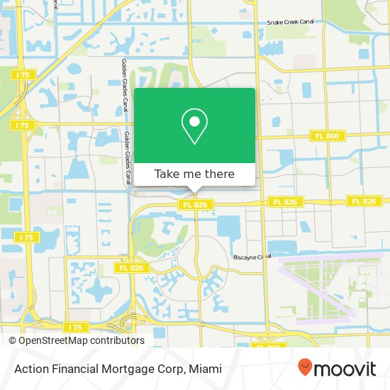 Mapa de Action Financial Mortgage Corp