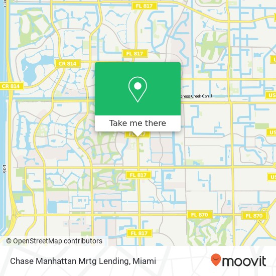 Chase Manhattan Mrtg Lending map