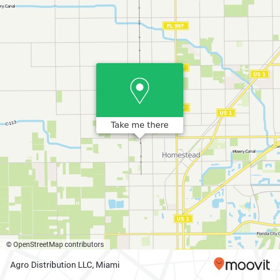 Mapa de Agro Distribution LLC