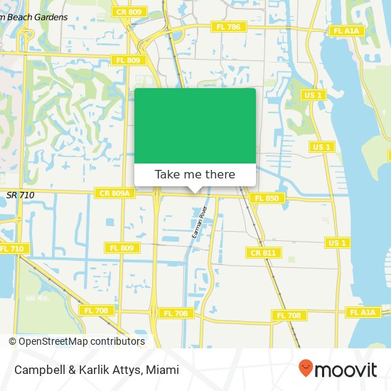 Campbell & Karlik Attys map