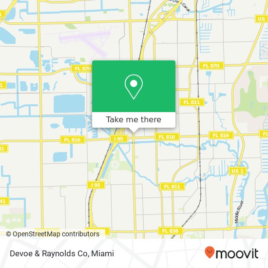 Devoe & Raynolds Co map