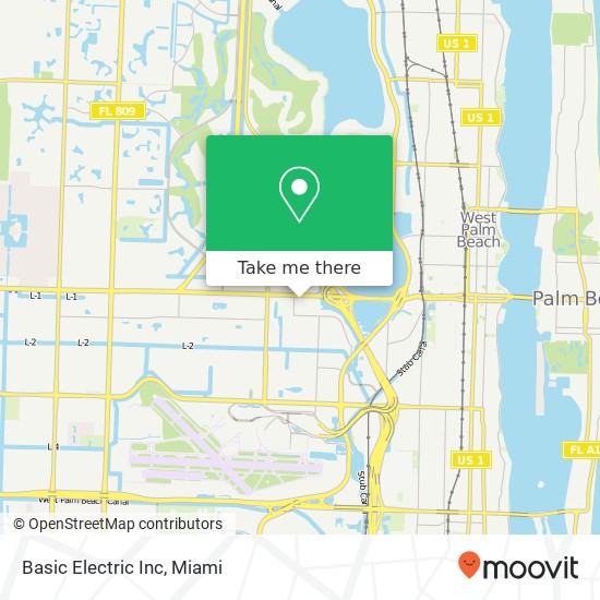 Basic Electric Inc map