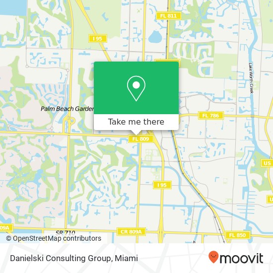 Danielski Consulting Group map