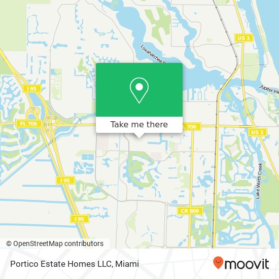Portico Estate Homes LLC map