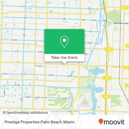 Prestige Properties-Palm Beach map